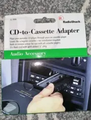 Radio Shack CD To Cassette Adapter 12-1999 New Vintage