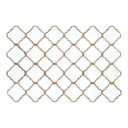 Diamond Lustre Mirrored Wall Decoration 120x80x2cm