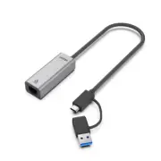 USB 3.2 Network Card Type C to RJ45 Lan 2500Mbps Ethernet Converter Cable Intern