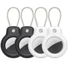 With Wire Cable Protective Case PC Key chain Lock Case for Apple AirTag Luggage