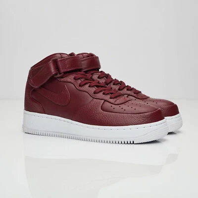 Nike Air Force 1 Mid Night Maroon 819677-661 Men Size US 4.5 NEW ✅