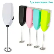 Milk Coffee Whisk Mixer Electric Egg Beater Frother Foamer Mini Handle Sti--S CR