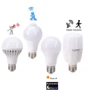 E27 220V Sound Radar Motion Light Sensor LED Globe Night Lights Bulb 5W 7W 9W RP