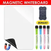 A5 Fridge Magnetic Whiteboard Board With PenMarker Eraser Memo Reminder Magnet