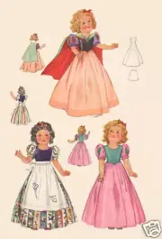 16" Pattern for Shirley Temple Doll #579