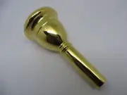 DEG Marty Erickson Signature Tuba Mouthpiece ME3, Gold Plated. NOS