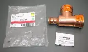Viega ProPress Copper XL-C Tee 20694, 2-1/2" x 1-1/4" x 2-1/2", P x P x P