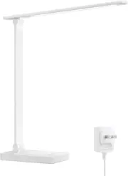 Lepro LED Desk Lamp, Metal Light 9.5W 800lm, Forbes Vetted Best White