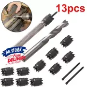 13pcs Cutter 3/8'' Double Sided Cut Weld Weld Remover Rotary Spot Drill Bits #C