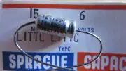 15uF, 6V SPRAGUE 30D, TE-1160 Axial Capacitor 15uF, 6DC, 15uF 6VDC, USA, 1 Piece