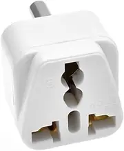 South African Switch Plug Converter Type M Plug Adapter Safe Grounded Small Travel Adapter Plug for South African/Indian Travel Power Plug Adapter Converter 0-10A 220V ALKOY