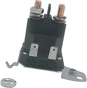 Yurefax Starter Solenoid, for Riding Lawn Mower Tractor, for Cub Cadet, XT1 XT2, for MTD, for Troy Bilt, Craftsman, for ZERO, Turn Yard Machines Ride Mower Replace 725-06153A 725-06153 Lawn Mower Star