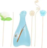 Ceramic Vase Essential Oil Set Decorative Air Freshener Bedroom Diffuser Ocean Decor