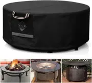 QH.HOME Fire Pit Cover Round Super Waterproof, 36" D X 20" H Outdoor Round