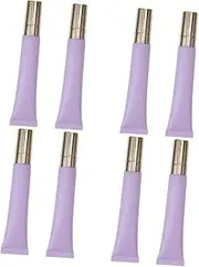 FOMIYES 4sets Purple Frosted Eye Cream Refillable Eye Cream Tube Cream Tube for Women Empty Cosmetics Dispenser Cosmetic Tube Makeup Cream Tool Cosmetics Tube Zinc Alloy Violet 2pcs*4