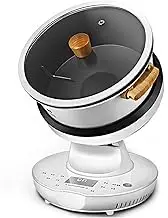 Automatic Cooking Machine,8L Commercial Food Processor with 3 Gears Adjustment,2000W Portable Cooker Fryer with 360° Rotating,One-Click Smart Start,for Stir Frying Stewing Cooking