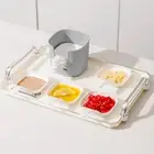 Household Seasoning Plate Kitchen Tool Chili Soy Sauce Plate Dipping Bowls