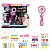 Children's Creative Girl Automatic Magic Hair Braiding Toy Play House Set Girl's Electric Hair Braiding Tool M