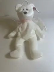 Ty Beanie Babies Halo The Angel Bear Beanbag Plush Stuffed Animal Toy