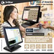 3nStar 15″ Led Touch Screen Monitor Free Bezel 10 Points Capac TCM010VH VGA HDMI