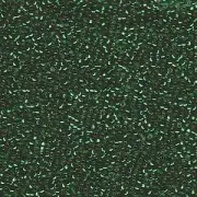 Silver-Lined Emerald Miyuki Seed Beads 15/0 (15-91422-TB)