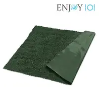 在飛比找ETMall東森購物網優惠-《ENJOY101》矽膠布止滑地墊1入組-森林綠(超薄快乾型