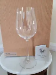 Set of 4 NEW Handmade Italian Bottega del Vino Crystal Wine Glass gift box BV 4