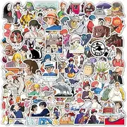 100 Pcs Cute Vinyl Anime Comic Cartoon Stickers Sticker Packs for Kindle Water Bottle Laptop Hard Hat Skateboard Trunk Suitcase GYLM