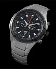 Seiko SNAE43 SNAE43P1 Alarm Mens Chronograph Watch WR100m NEW RRP $595.00