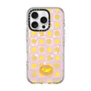 iPhone 16 Pro Clear Case MagSafe Compatible Checkered Summer