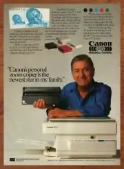 1988 Canon PC-7 Personal Copier Vintage Print Ad/Poster Retro Tech Pop Art 80s