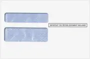 1000 Self Seal Double Window Envelopes. for 2up W-2's | Item #EW2DWS