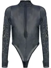 [Diesel X Fenty By Rihanna] Diesel X Fenty By Rihanna-C-Long-Sleeve-Bodysuit Uw Bod-Donna 1X