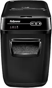 Fellowes AutoMax 200C Cross-Cut Auto Feed 2-in-1 Office Shredder with Auto Feed 200-Sheet Capacity (4653501)