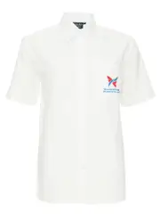 SS Snr White Shirt With Emb
