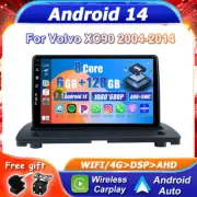 6GB+128GB CarPlay GPS Android 14 Car Stereo DSP AHD For Volvo XC90 2004-2014 (for: Volvo)