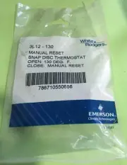 White Rodgers Manual Reset 3L12-130 Temp Control Switch