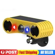 Solar Motion Sensor Alarm emits loud dog barking & gunshot sounds up to IP55 AUS
