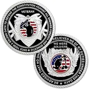 U.S. Military Veteran Challenge Coin Army Soldiers Gift