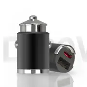 Dual Socket PD Car Charger 38W Pull Ring Car Charger