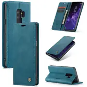 CaseMe Samsung Galaxy S9+ Plus Classic Folio Case Cover G965 Skin [Teal Green]