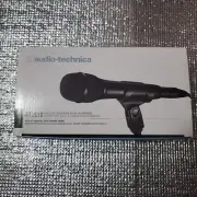 audio-technica AT2010 Back electret Condenser Handheld Microphone JAPAN NEW F/S
