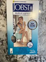 Jobst UltraSheer Knee High CT Stocking 30-40 mmHg Large C Black New In Box