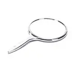 Portable Makeup Mirror Solid Color Metal Round Case Double Side Pocket Mir3Cyu+