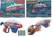 NERF Dinosquad Stegosmash Dart Blaster Ages 8+ Toy Gun Fire Dinosaur Dino Play