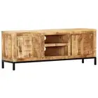 Solid Mango Wood TV Cabinet Entertainment Centre Plasma HiFi Stand vidaXL