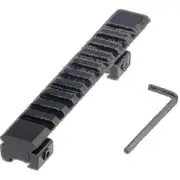 (11mm Base Rail, 20mm Top Rail) Base Mount 11mm To 20mm Dovetail Picatinny W/ Rail
