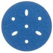 3M Hookit 321u Blue Sandpaper 6" Disc 220 Multi-Hole 50/Bx #36177