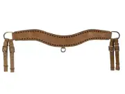 Showman Roughout Leather Tripping Collar