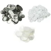 1.45" 37mm Blank ABS Pin Badge Button Supplies for Button Maker Machine DIY Gift
